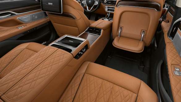 BMW 7 Series Sedan Executive Lounge BMW 7 Series Sedan Executive Lounge: rear seating area with highest comfort
