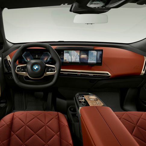 BMW iX cockpit BMW iX i20 cockpit interior design Suite Castanea