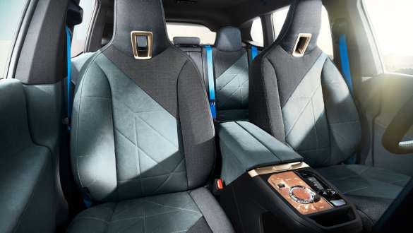 BMW iX seats interior design Loft Stonegrey BMW iX i20 seats interior design Loft Stonegrey