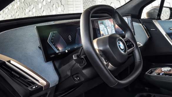 BMW iX steering wheel BMW iX i20 steering wheel interior