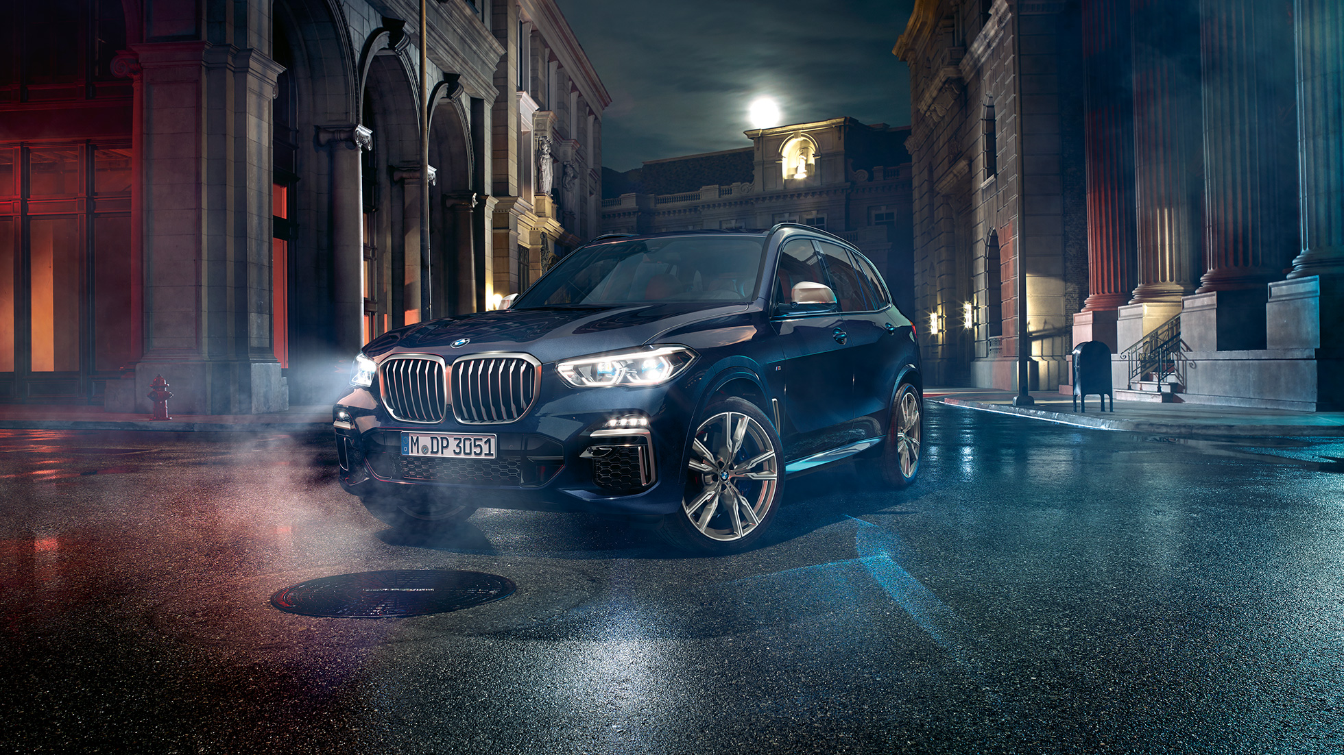 Exterior design BMW X5 M50i and M50d G05 Exterior design BMW X5 M50i and M50d G05 three-quarter front view