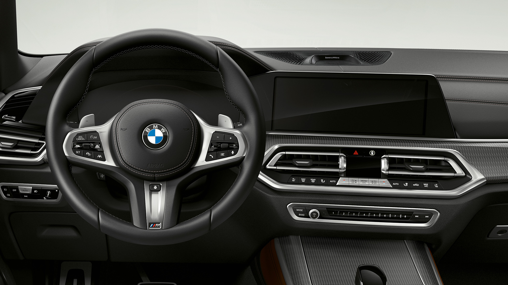 M leather steering wheel BMW X5 M50i and M50d M leather steering wheel BMW X5 M50i and M50d G05 cockpit