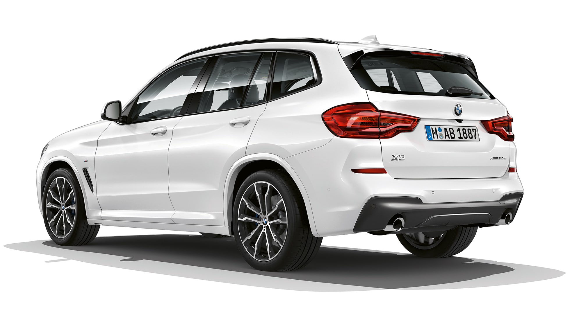 BMW X3 M40i, Model M Sport, three-quarter rear shot BMW X3 M40i, Model M Sport, three-quarter rear shot
