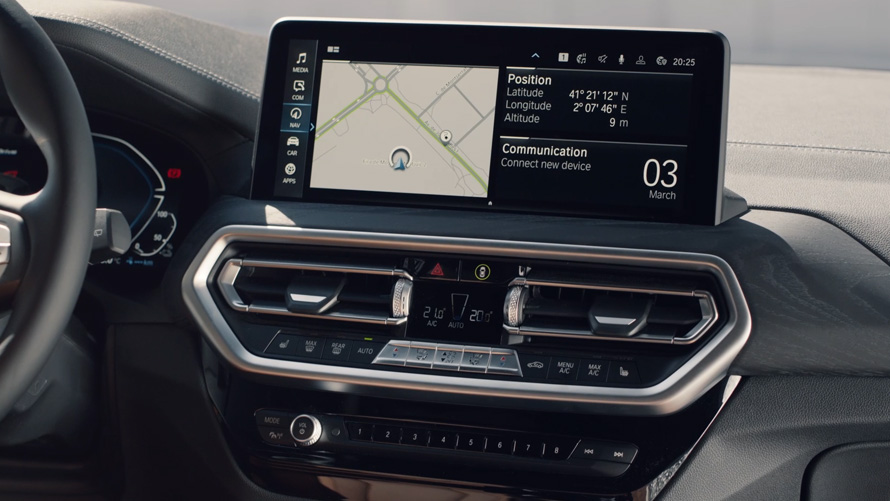 BMW X3 G01 Central Information Display 2021 BMW X3 G01 Central Information Display 2021