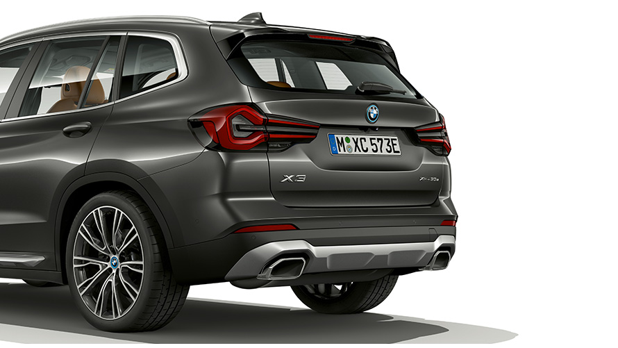 BMW X3 G01 Sophisto Grey rear design 2021 BMW X3 G01 Sophisto Grey close-up rear design 2021
