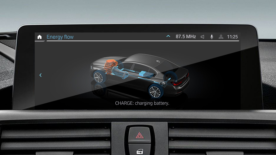 Energy-flow gauge BMW EfficientDynamics Energy-flow gauge