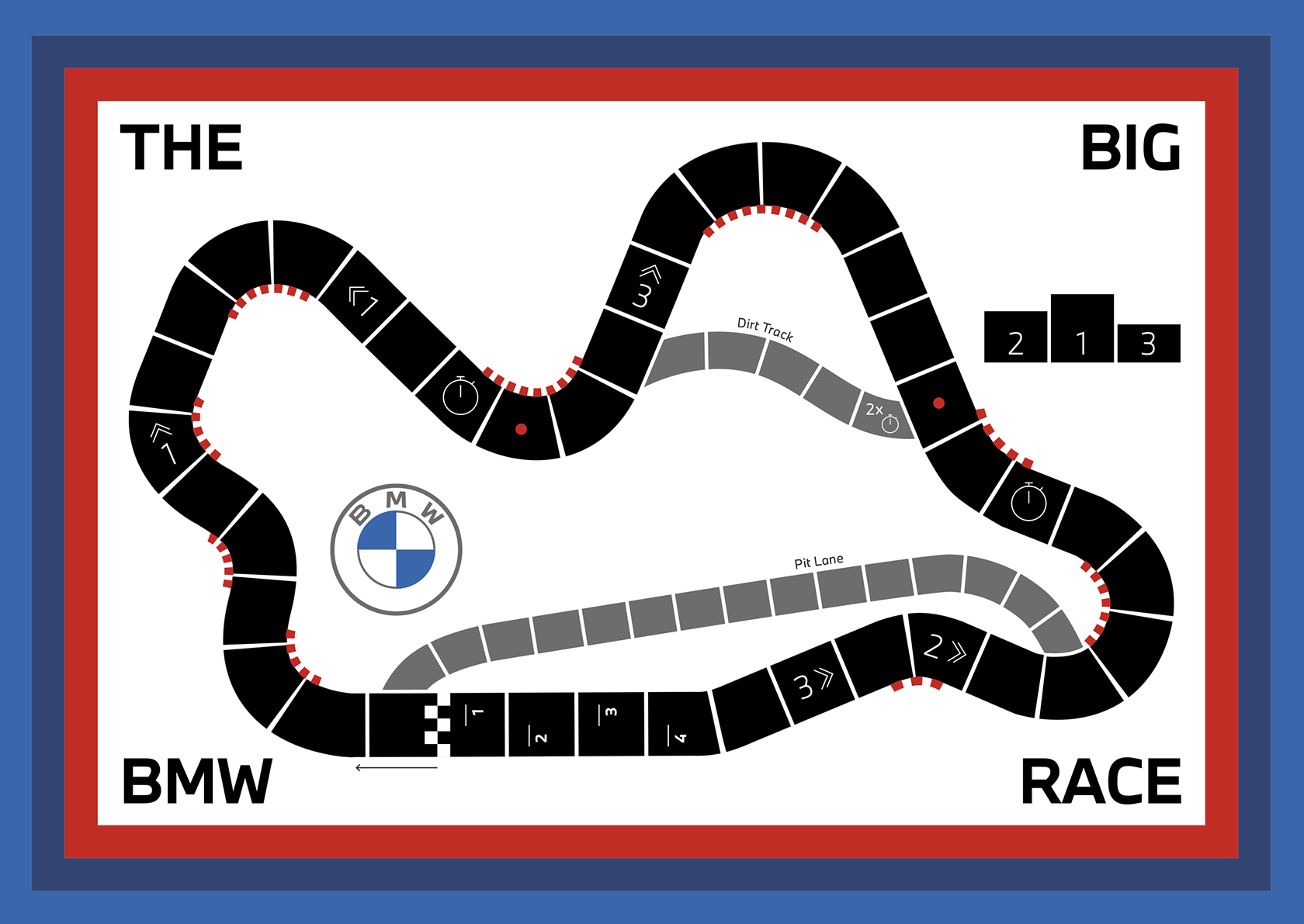 BMW Board game playing field BMW Board game playing field