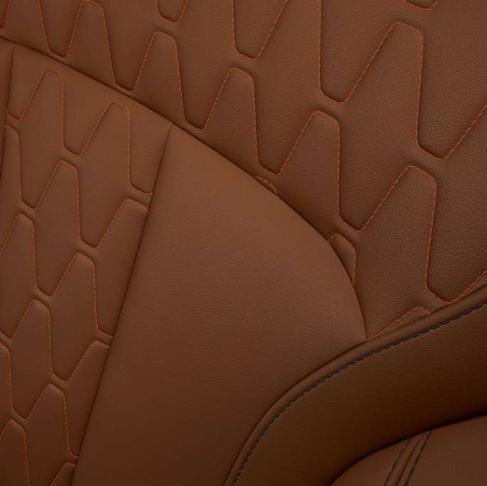 BMW X7, M Sport Package polster design Close-up of the polster design of the BMW X7 with M Sport Package features